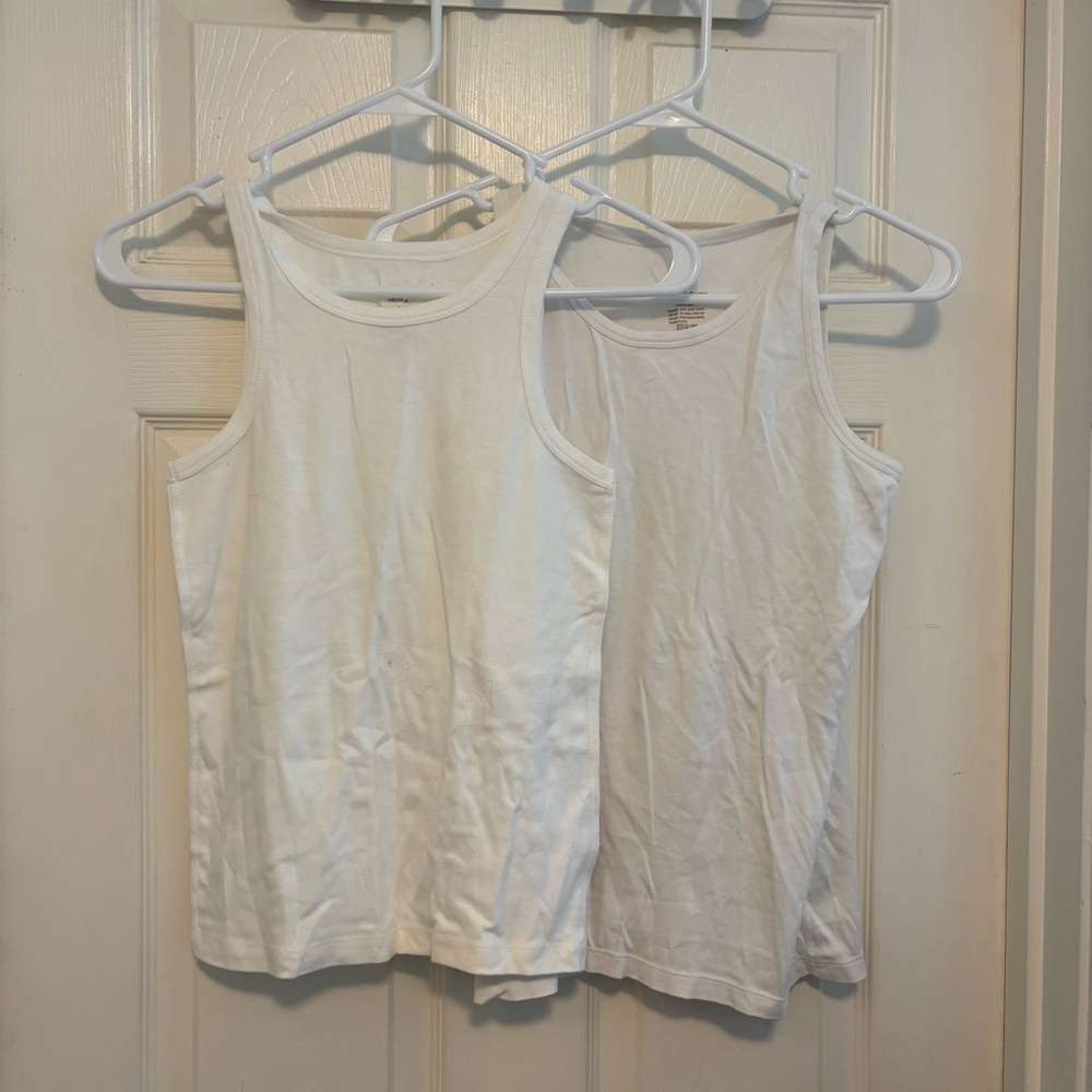 Kids Hanna Andersson Sleep Tank Tops Size L 140/150 (10/12) & XL 160 (14/16)